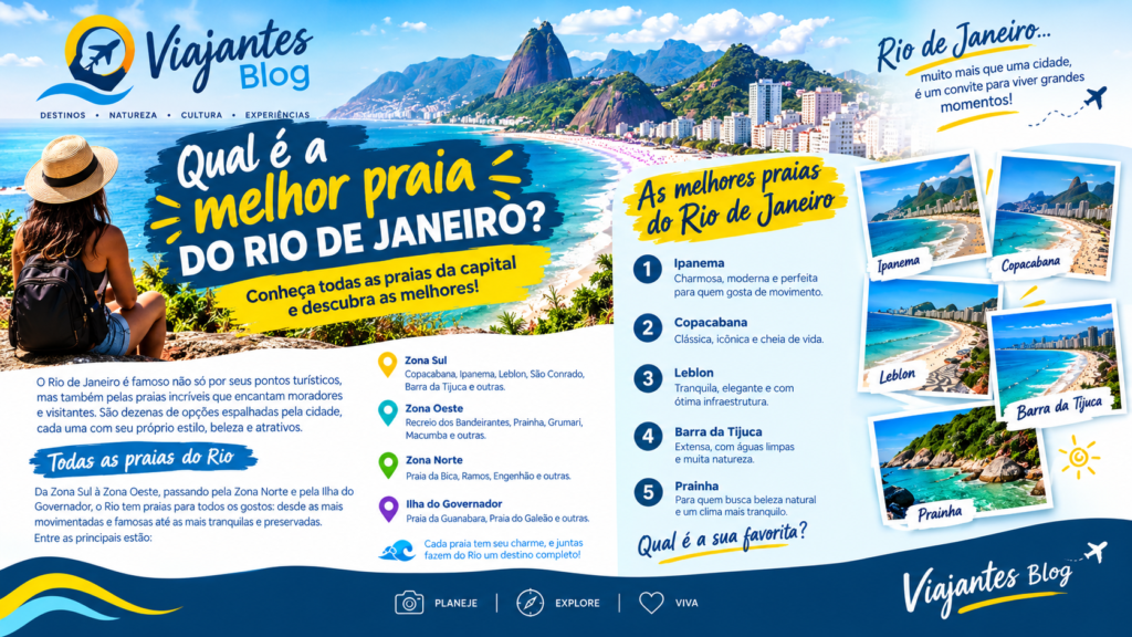 qual as 5 melhores praias da capital